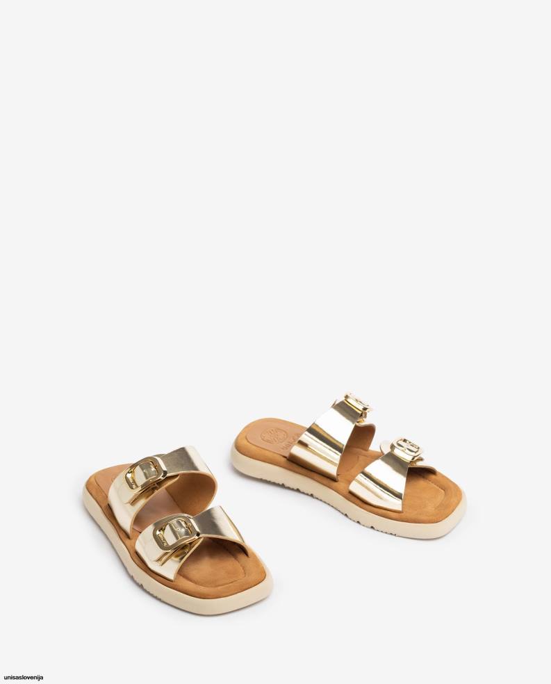 Unisa čevlje ravno sandal z dvojno zaponko ženske graciozen - Unisa on Sale