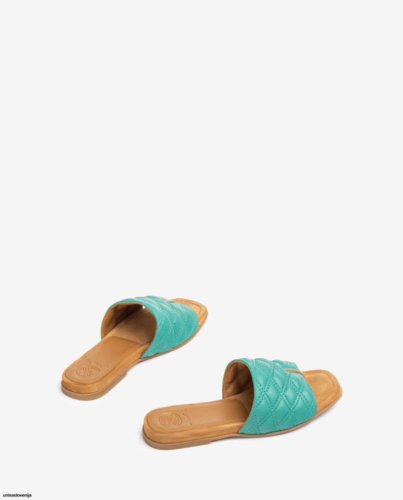 Unisa čevlje sandal s kvadratnimi prsti ženske zelena - Unisa on Sale