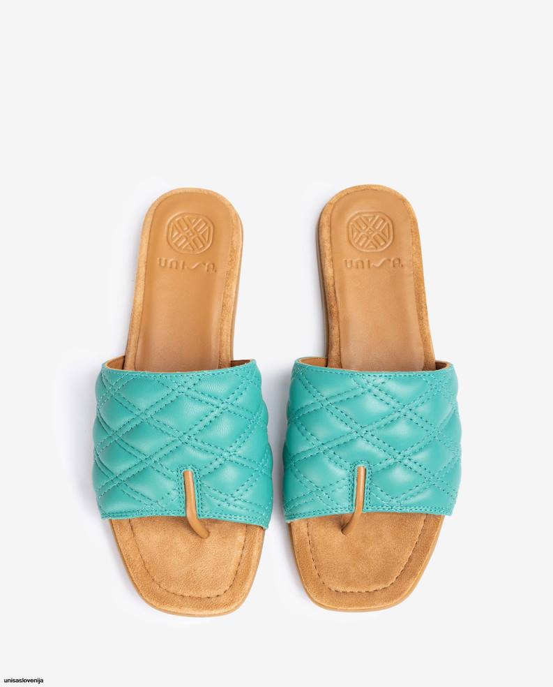Unisa čevlje sandal s kvadratnimi prsti ženske zelena - Unisa on Sale