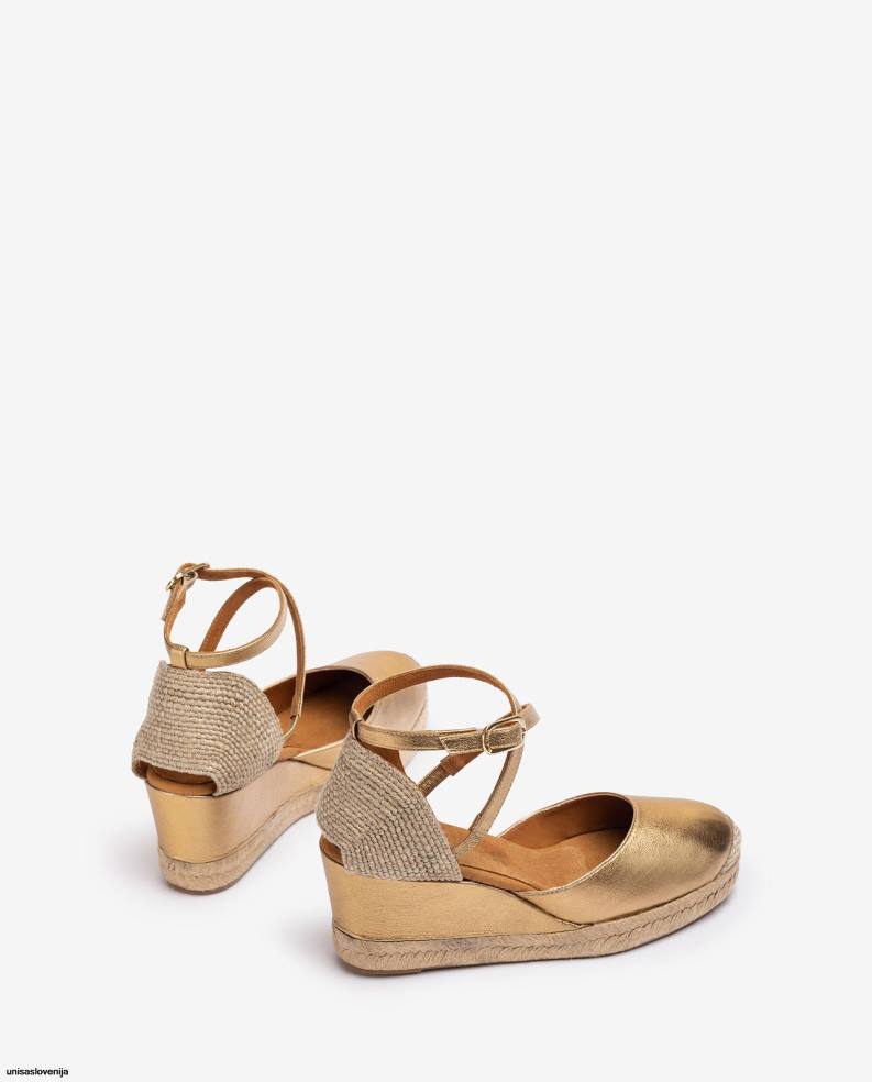 Unisa čevlje espadrile vamp pete s kovinskim zaključkom ženske graciozen - Unisa on Sale