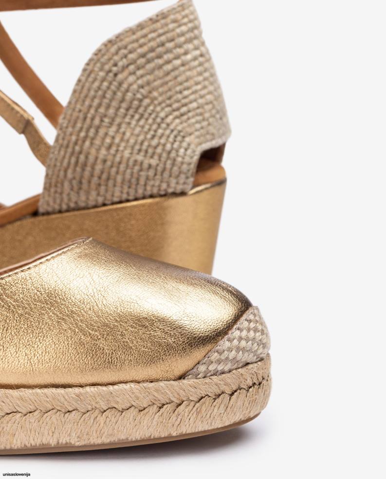 Unisa čevlje espadrile vamp pete s kovinskim zaključkom ženske graciozen - Unisa on Sale
