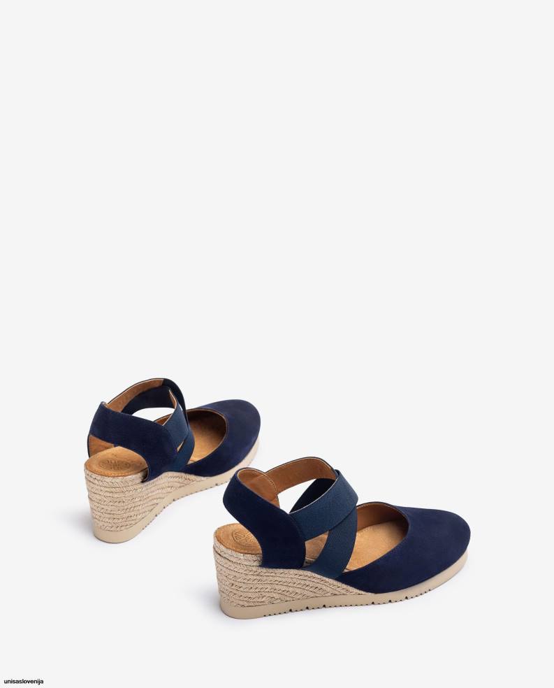 Unisa čevlje sandal z elastičnimi trakovi ženske modra - Unisa Online Shopping