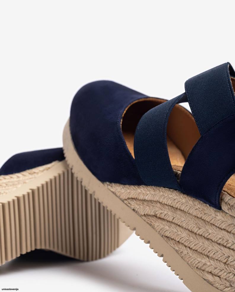 Unisa čevlje sandal z elastičnimi trakovi ženske modra - Unisa Online Shopping