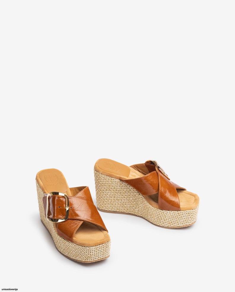 Unisa čevlje visok sandal na klin z zaponko ženske graciozen - Unisa Online Shopping