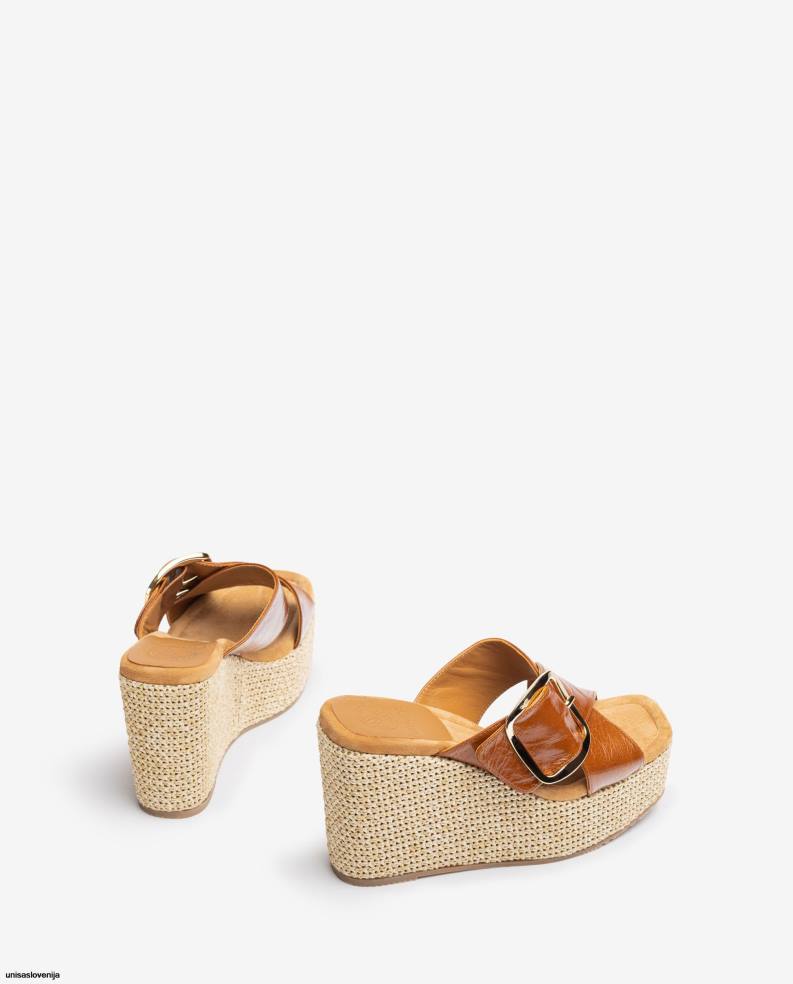 Unisa čevlje visok sandal na klin z zaponko ženske graciozen - Unisa Online Shopping