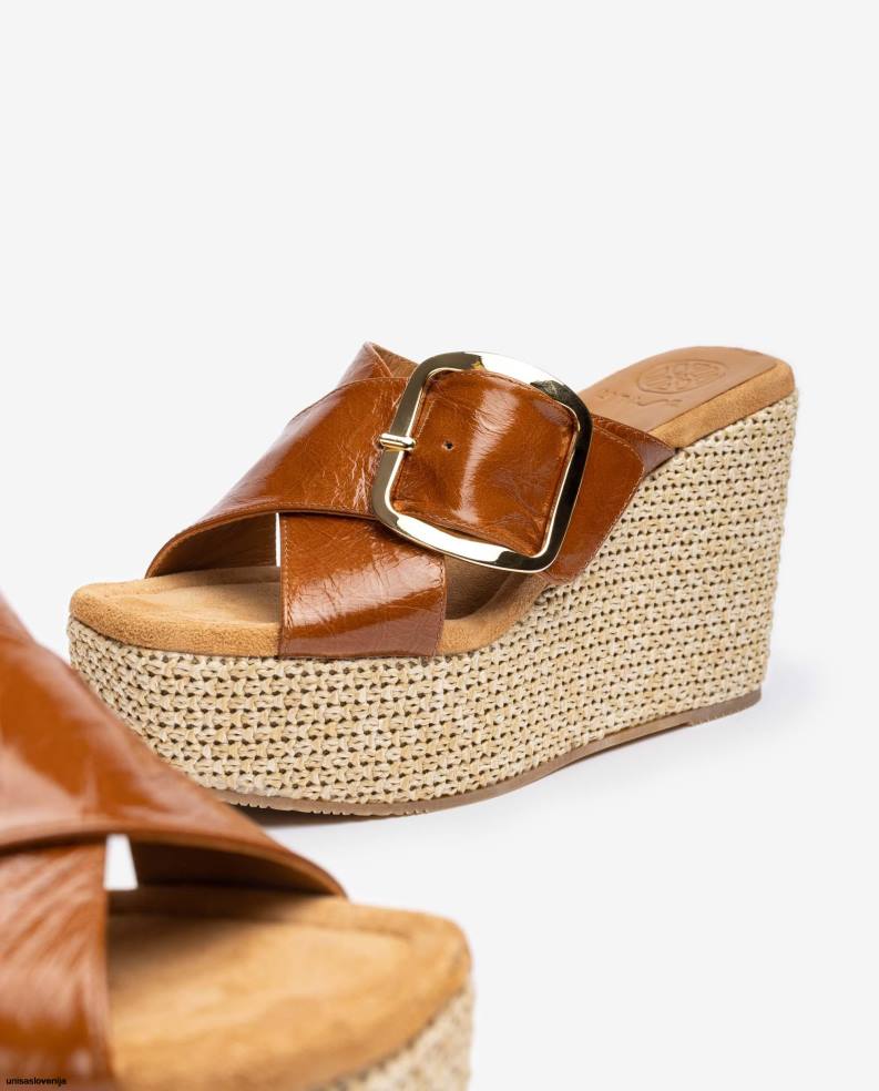 Unisa čevlje visok sandal na klin z zaponko ženske graciozen - Unisa Online Shopping