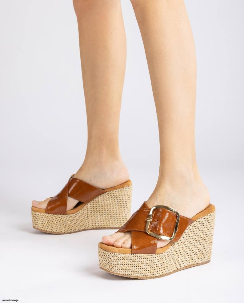 Unisa čevlje visok sandal na klin z zaponko ženske graciozen - Unisa Online Shopping