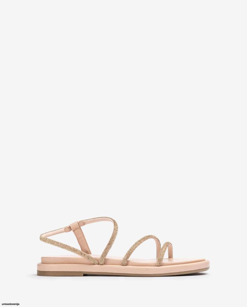 Unisa čevlje ravni sandal z bleščicami ženske roza - Unisa Online Shopping