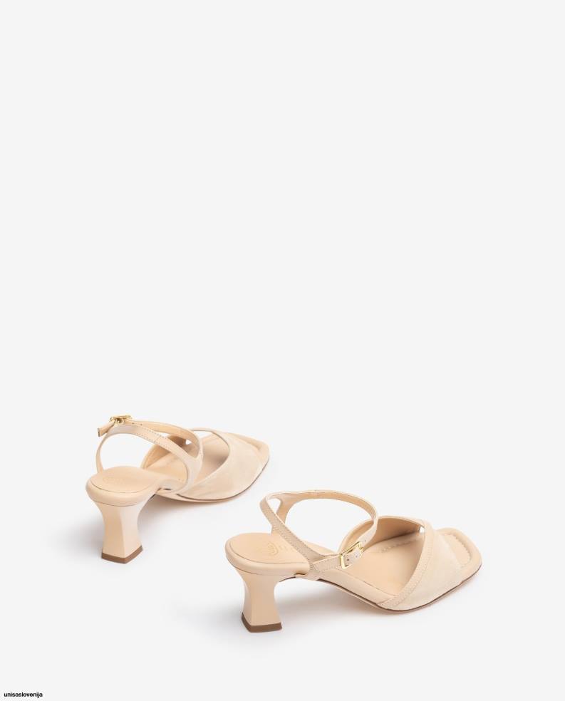 Unisa čevlje eleganten sandal z udobno peto ženske bež - Unisa Slovenija