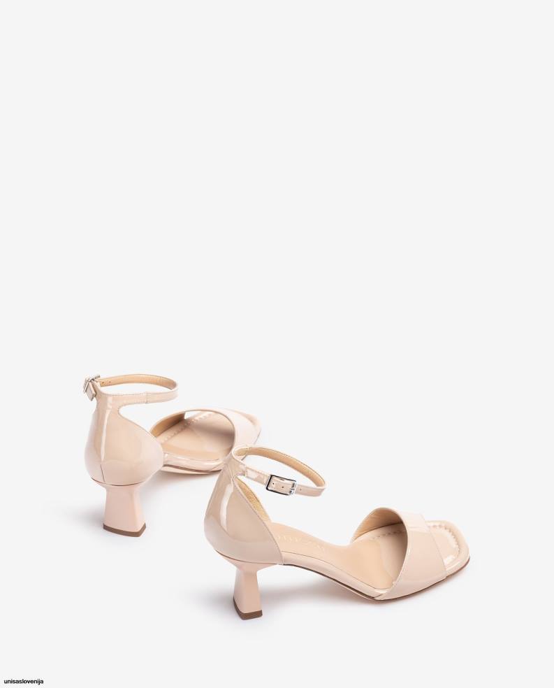 Unisa čevlje lakasti sandal z geometrijsko peto ženske moda - Unisa Store