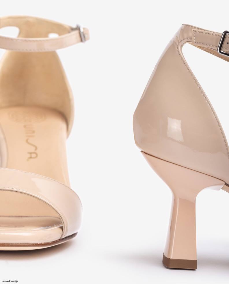Unisa čevlje lakasti sandal z geometrijsko peto ženske moda - Unisa Store