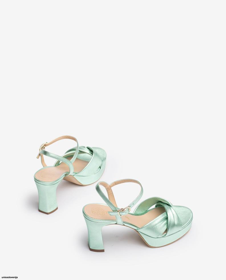 Unisa čevlje sandal s širokimi prečnimi trakovi ženske modra - Unisa on Sale