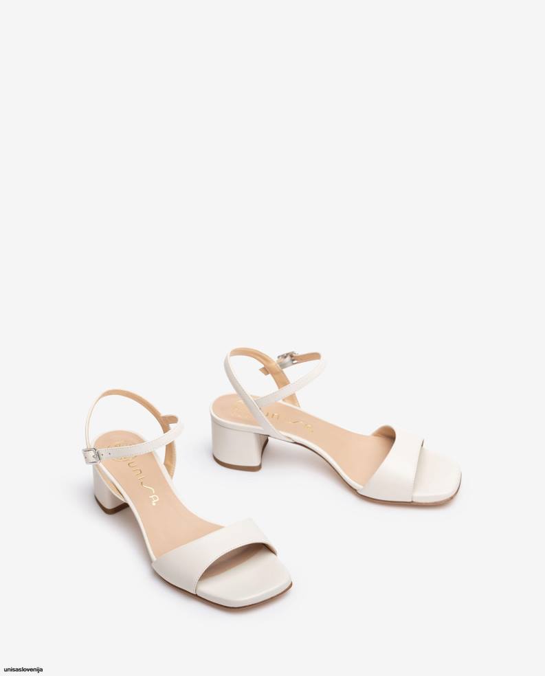 Unisa čevlje sandal s široko peto ženske bela - Unisa near me