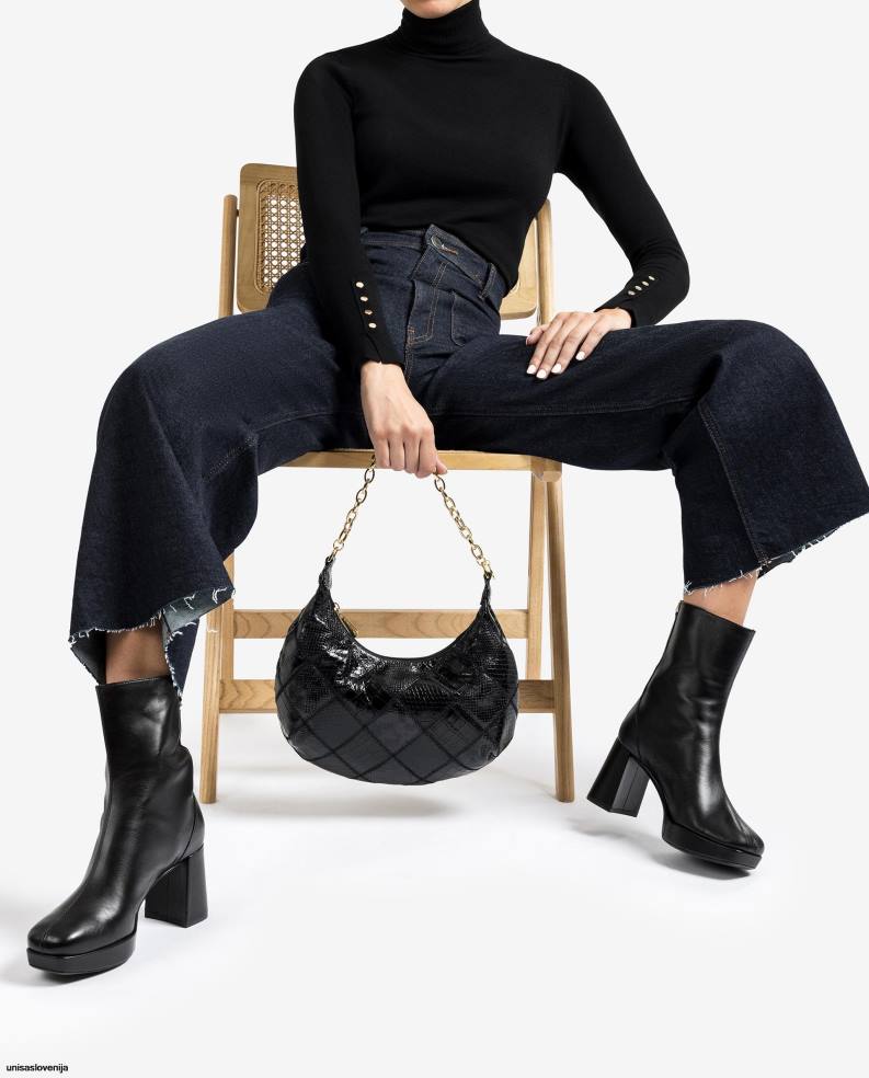Unisa čevlje gležnjar s peto in platformo ženske moda - Unisa on Sale