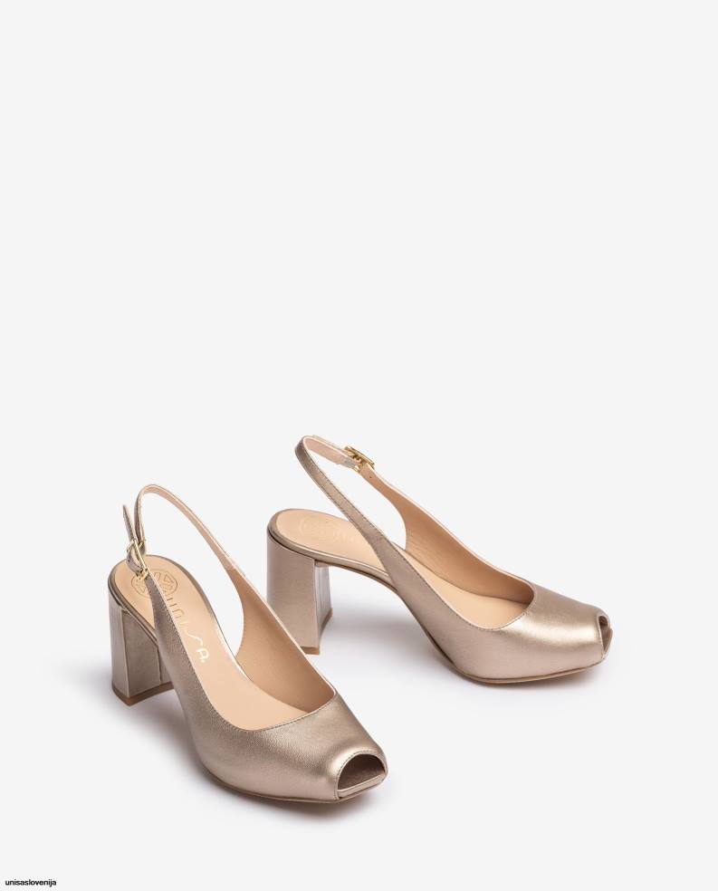 Unisa čevlje kvadratna peep toe zanka zadaj ženske graciozen - Unisa on Sale