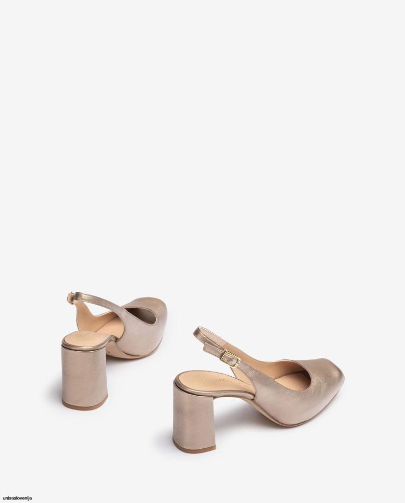 Unisa čevlje kvadratna peep toe zanka zadaj ženske graciozen - Unisa on Sale