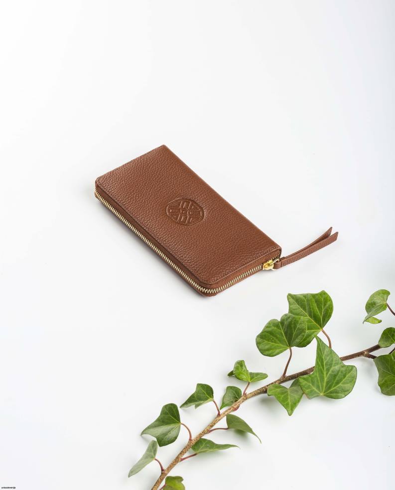 Unisa ročna torba monogram tanke denarnice ženske rjav - Unisa Online Shopping