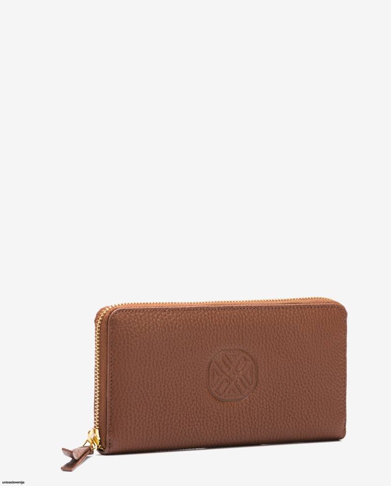 Unisa ročna torba monogram tanke denarnice ženske rjav - Unisa Online Shopping