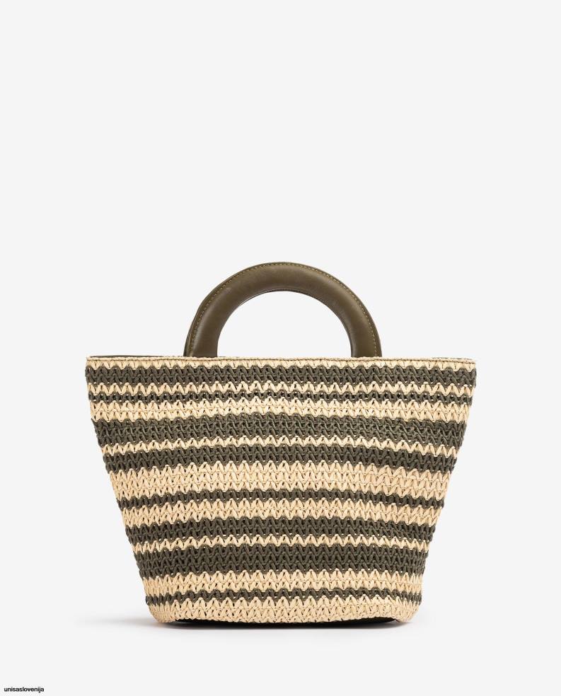 Unisa ročna torba srednje velika torbica iz rafije ženske zelena - Unisa Online Shopping